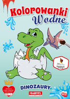 Dinozaury. Kolorowanka wodna