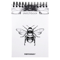 Szkicownik A6 Bzyk pion na spirali 60k