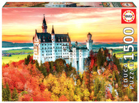 Puzzle 1500 Jesień w Neuschwanstein Niemcy 110475