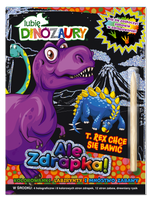 T Rex chce się bawić. Lubię Dinozaury. Ale zdrapka