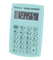 Kalkulator kieszonkowy Vector VC-210 GN