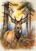 Diamentowa Mozaika Jeleń NO-2001706