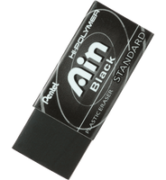 Gumka ołówkowa w czarnym kolorze AIN Black ZEAH06