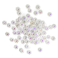 Konfetti Śnieżynki opalizujące 9mm 80szt.