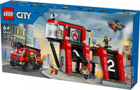 Lego City Remiza strażacka z wozem strażackim 60414