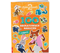 Disney Zwierzogród 2 100 brokatowych naklejek NB-9110