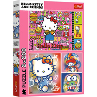 Puzzle 2x200 Hello Kitty i przyjaciele 13336