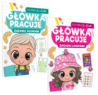 Pakiet Główka pracuje. Zabawa słowami / Zagadki logiczne