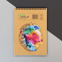 Szkicownik na spirali Lew SZ02