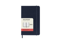 Kalendarz 2025 12M Moleskine P dzienny Sapphire Blue 9x14