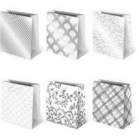 Torebki ozdobne T8A-29 Avantgarde białe 10 sztuk