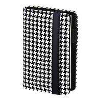 Kalendarz 2026 Modena premium A6 tygodniowy na gumkę czarno-biały KTP-60MD