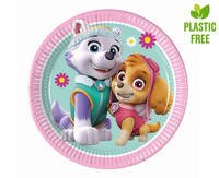 Talerzyki papierowe Paw Patrol Skye&Everest  20cm 8szt.