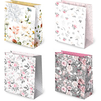 Torebki prezentowe T2-106 Kwiaty mat 10 sztuk