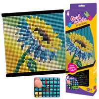 Koralikowy obraz Słonecznik