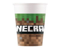 Kubeczki papierowe Minecraft 200ml 8szt.