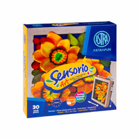 Masa plastyczna Sensorio Art  Słoneczniki  z ramką 30 kolorów