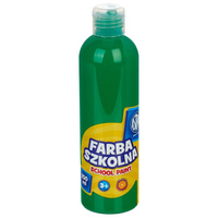 Farba szkolna naturalna tempera Astra 250 ml zielona jasna
