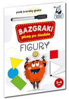 Figury. Bazgraki piszą po śladzie. Bazgraki