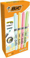 Zakreślacz pastel BIC Highlighter Grip mix 12 sztuk