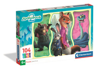 Puzzle 104 Super kolor Zootopia 2 25081