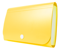 Organizer harmonijkowy mini PP żółty