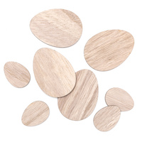Jajka drewniane - naturalne 4cm, 7cm 8szt.