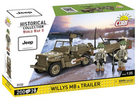 COBI Klocki Willys Mb & Trailer