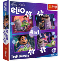 Puzzle 4w1 Pozaziemskie misje Elio 34665