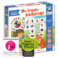 Gra Na tropie zwierząt Smart bingo Kapitan Nauka