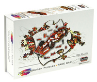 Puzzle 110 drewniane kolorowe Formuła 1
