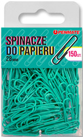 Spinacze do papieru Penmate Turkusowy 28 mm TT8317