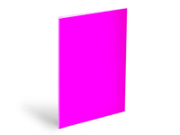 Paczka Okładka na zeszyt A4 neon różowy 180mic 10 sztuk