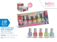 Zestaw pastelowych lakierów do paznokci 5szt. WOW00110