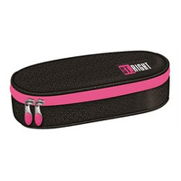 Piórnik saszetka usztywniona Black Glitter