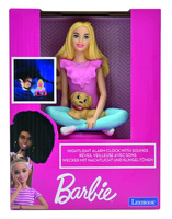 Budzik z lampką nocną i efektami dźwiękowymi Barbie Lexibook RL800BB