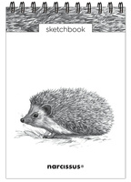 Szkicownik A5 Jeż pion na spirali 60k