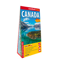 Canada road and tourist map 1:10 000 000 ANG laminat 2025