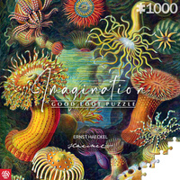 Puzzle 1000 Imagination  Ernst Haeckel Sea Anemones Stworzenia morskie