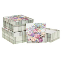 Pudełka ozdobne na prezenty PUK-22001-KW 3 sztuki