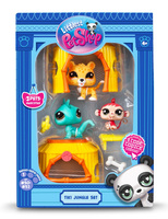 Littlest Pet Shop Zestaw Dżungla 3 figurki LPS00515