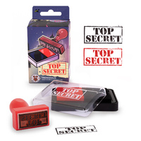Zestaw stempel tusz dwukolorowy "Top Secret"