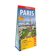 Paris city street map 1:15 000 (ANG) laminat 2023