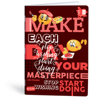 Paczka Zeszyt A4 40k kratka Mar Mar Emoti aplikacja pakiet 10szt.