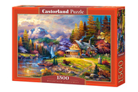Puzzle 1500 Górskie schronisko C-151462-2