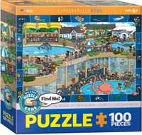 Puzzle 100 Find Me Crazy Aquarium 6100-0543