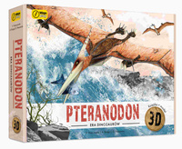 Książka i puzzle 3D era dinozaurów Pteranodon