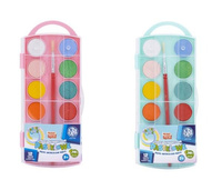 Farby akwarelowe pastelowe Astra 12 kolorów 1 szt. mix