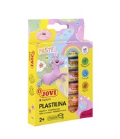 Plastelina pastelowa 6 kolorów po 15g