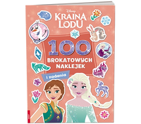 Kraina lodu 100 brokatowych naklejek NB-9109